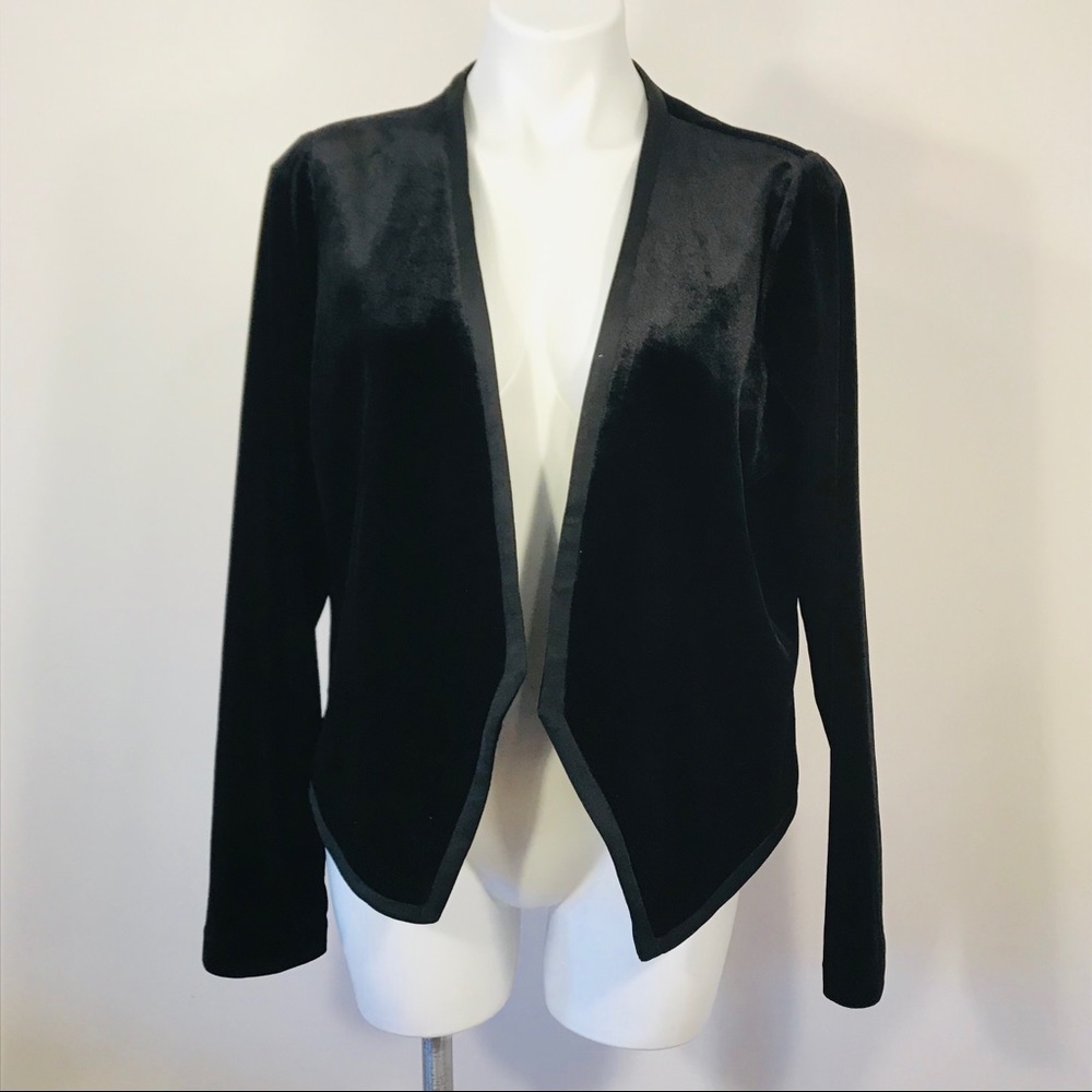 Massimo Black Velvet Blazer